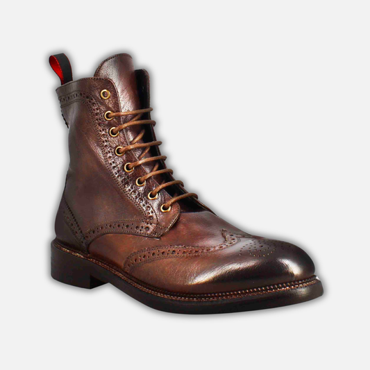 Candy amphibians for men in bronzed washed leather