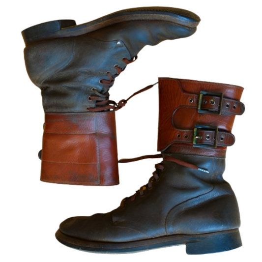 Handmade Men's Genuine Leather Army Boots