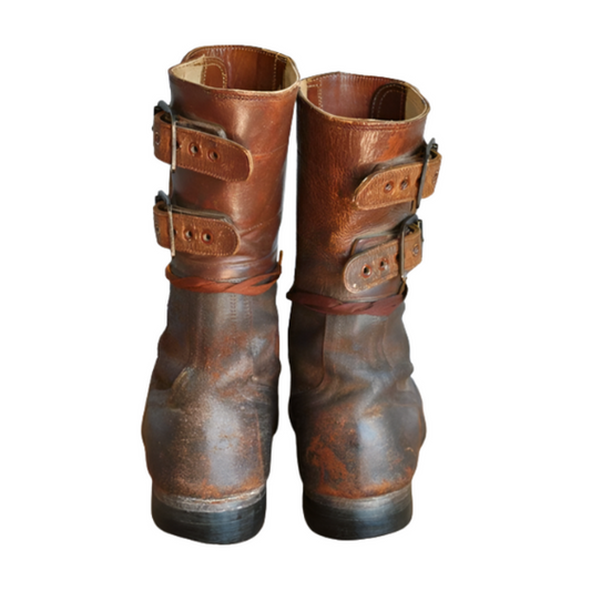 Handmade Men's Genuine Leather Army Boots