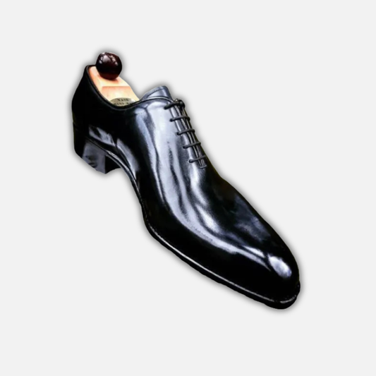 Handmade Men's Black Leather Formal Shoes