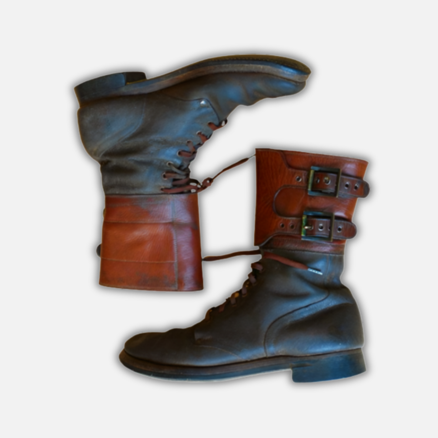 Handmade Men's Genuine Leather Army Boots