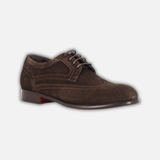 Elegant men's Deby in dark brown suede
