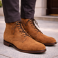 Men's Brown Suede Leather Formal Boots
