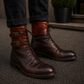 Handmade Men's Genuine Leather Army Boots