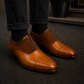 Men's Dual Tone Brown Suede Leather Oxford Shoes