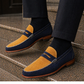 Men's Multi Color Pure Suede Penny Loafers