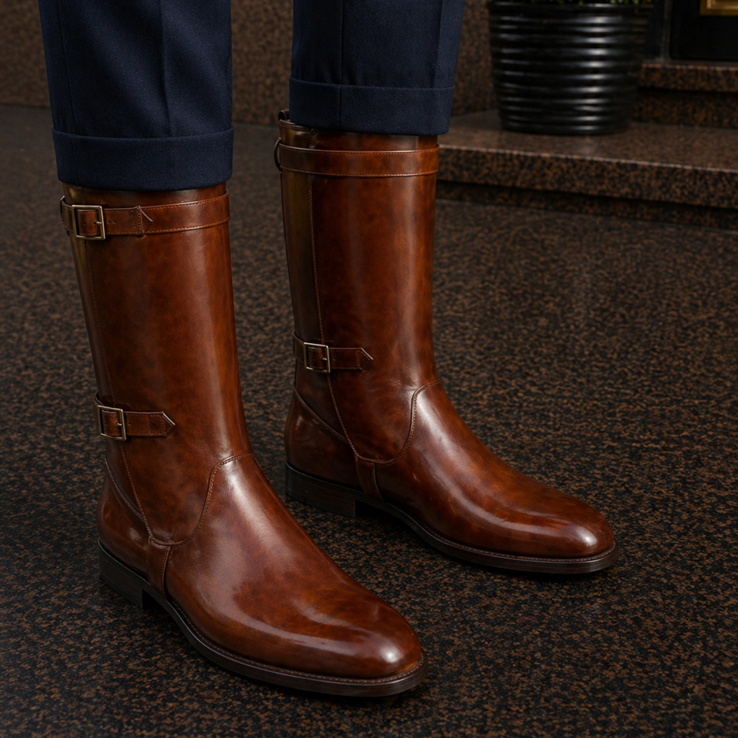 The The Royale Leather Equestrian