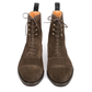 Men's Brown Suede Leather Ankle High Dress Boots