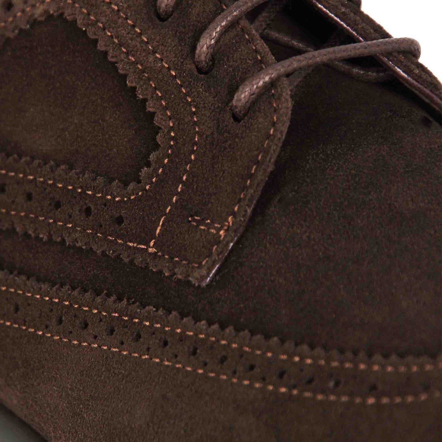 Elegant men's Deby in dark brown suede