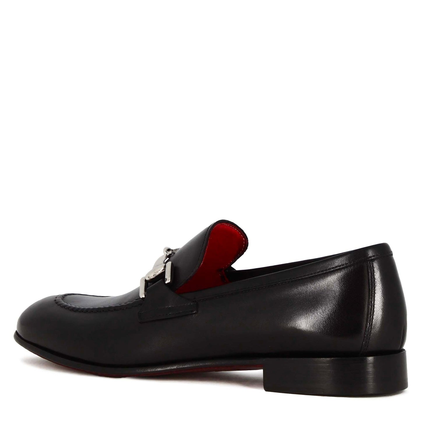 Classic men's horsebit moccasin in black leather