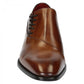 Light brown leather dress shoes for men